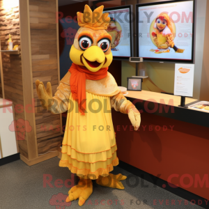 Mascot character of a Gold...