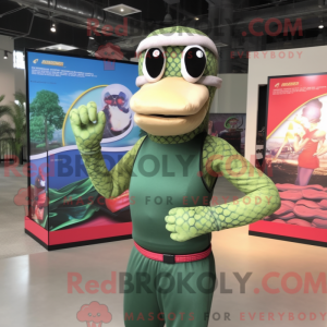 Mascot character of a...