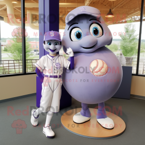 Lavender Baseball Ball...