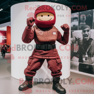 Mascottefiguur van een...