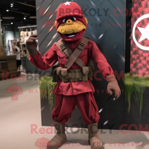 Mascottefiguur van een...