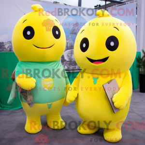 Mascot karakter van een...