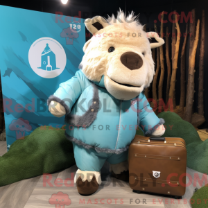 Mascot karakter van een...