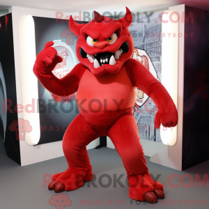 Mascottekarakter van een...