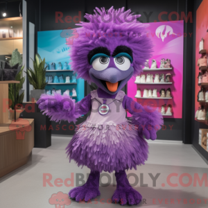 Personaje mascota de un emú...