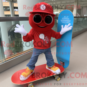 Mascot character of a Red...