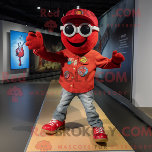 Personagem de máscara de...