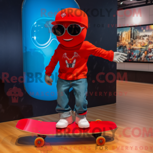 Mascot character of a Red...