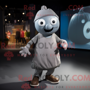 Mascot character of a Gray...