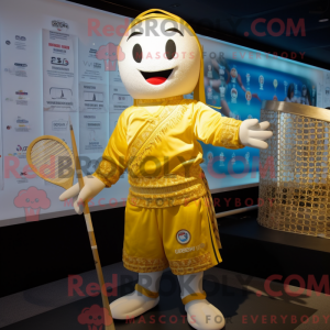 Mascot character of a Gold...