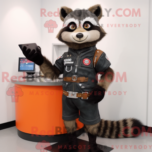 Mascottefiguur van een...