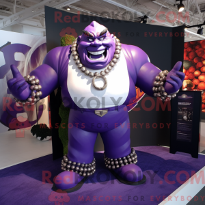 Postava maskota Purple...