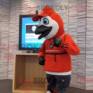 Mascot character of a Red...