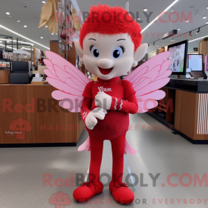 Maskot karakter av en Amor...