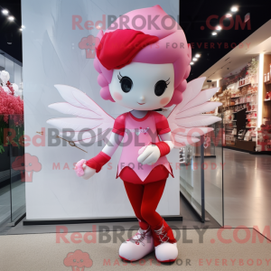 Mascot character of a Cupid...