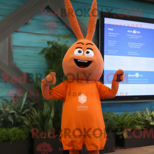 Mascot character of a Rust...