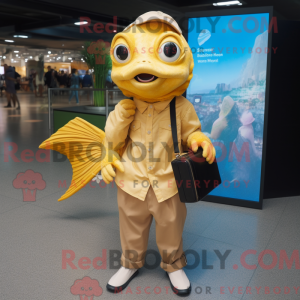 Mascottefiguur van een...