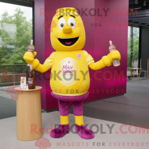 Maskot karakter af en...