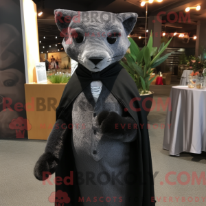 Maskottchen eines silbernen...
