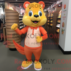 Maskot-karakter af en...