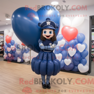 Personaje mascota de globos...