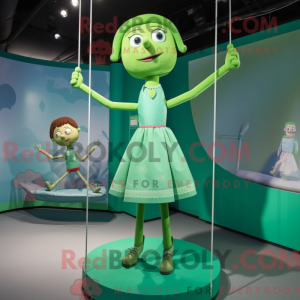 Mascottefiguur van een...