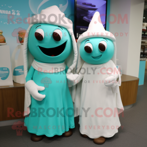 Turkis chokolade maskot...