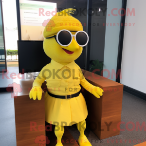 Mascottekarakter van een...