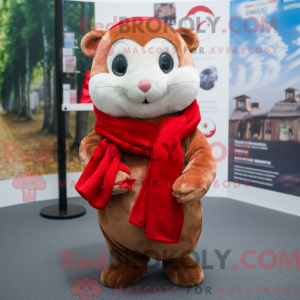 Mascot character of a Red...