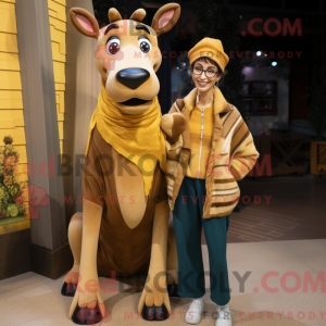 Mascot character of a Gold...