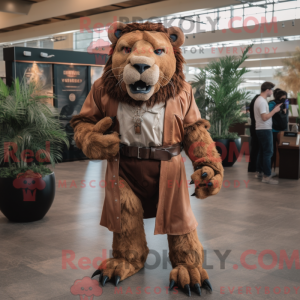 Maskot karakter af en Rust...