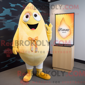 Mascot character of a Cream...