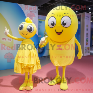Mascottekarakter van een...