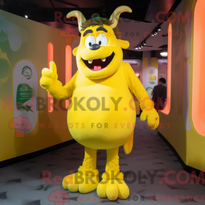 Mascot character of a Lemon...