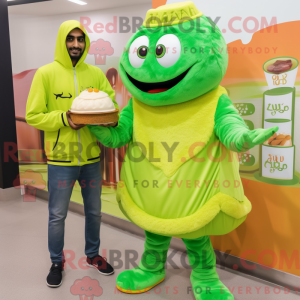 Mascot character of a Lime...