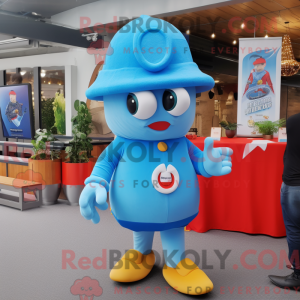 Mascot karakter van een...