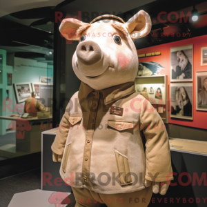 Personnage mascotte d un...
