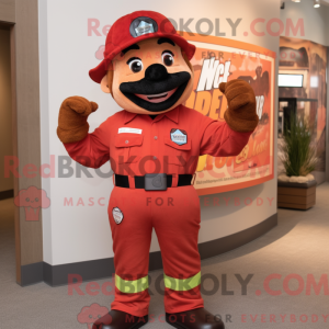 Mascot character of a Rust...