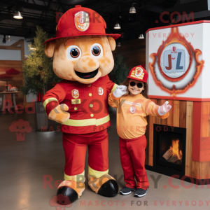 Mascottefiguur van een...