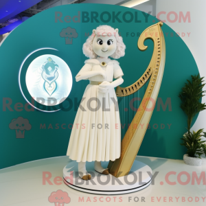 Mascot character of a White...