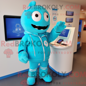 Mascottekarakter van een...