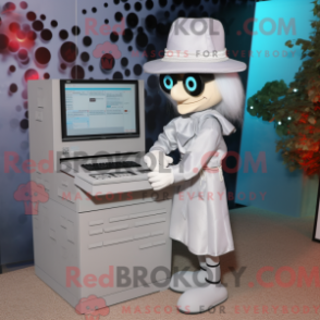 Característica de máscara de uma máscara de dados de sol com blusa e bonés - Mascotes de computador - RedBrokoly.com