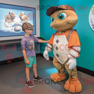 Mascottekarakter van een...