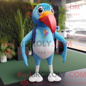 Postava maskota Sky Blue...