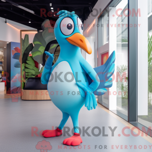 Postava maskota Sky Blue...
