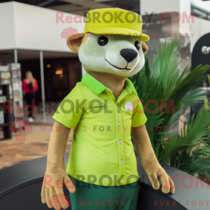 Mascot character of a Lime...