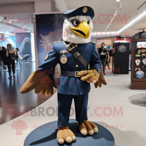 Navy Hawk mascotte kostuum...