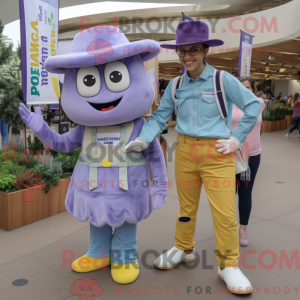 Máscara de cor de lavanda...