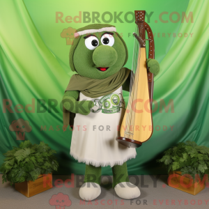 Mascot character of a Olive...