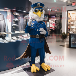 Navy Hawk mascotte kostuum...